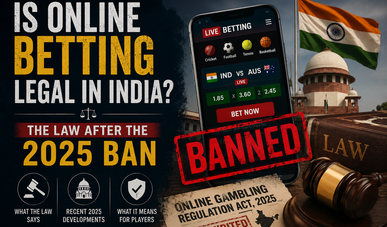 Is Online Betting Legal in India? The Law After the 2025 Ban